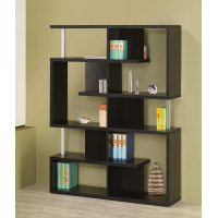 Coaster Furniture 800309 5-tier Bookcase Black and Chrome